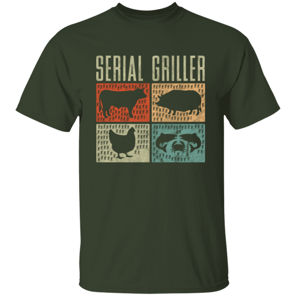 Serial Griller Color Panel T-Shirt