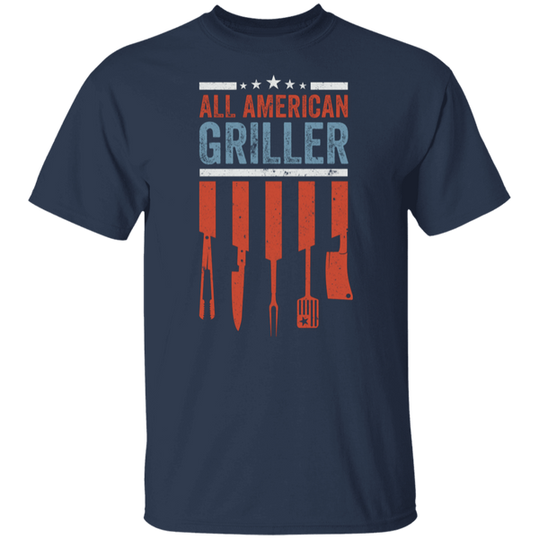 All American Griller Red White & Blue T-Shirt