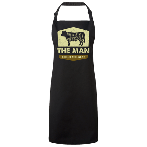 The Man Behind The Meat Unisex Butcher Apron