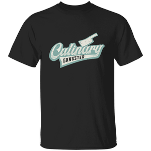 Retro Culinary Gangster Cleaver T-Shirt