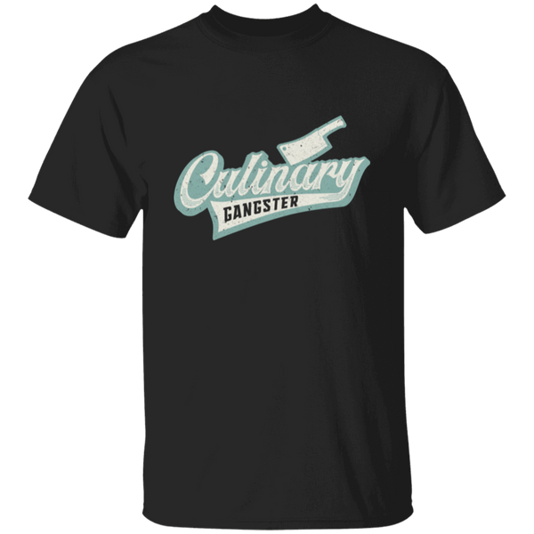 Retro Culinary Gangster Cleaver T-Shirt