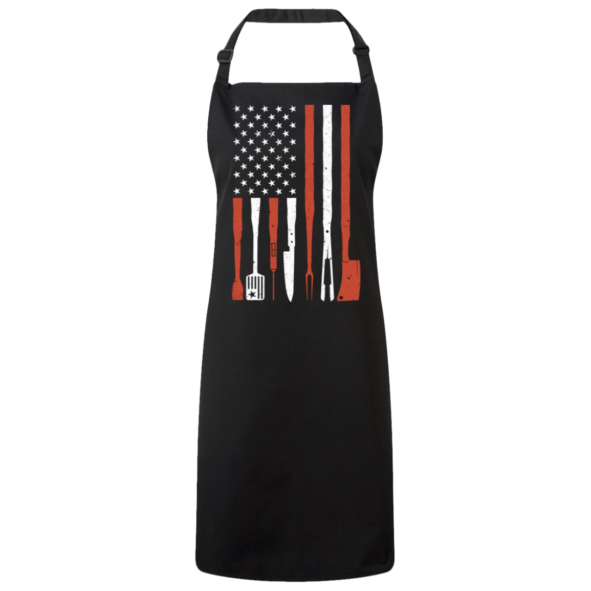 Barbecue Tools USA Flag Patriotic Grilling Unisex Butcher Apron