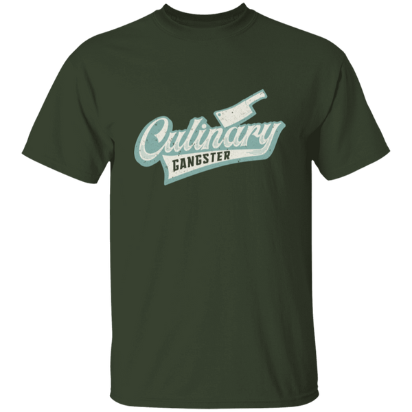 Retro Culinary Gangster Cleaver T-Shirt