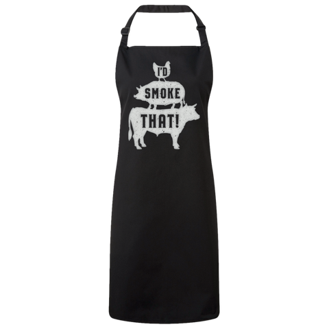 I'd Smoke That Unisex Butcher's Apron