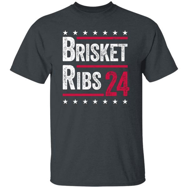 Brisket and Ribs Funny Political T-Shirt