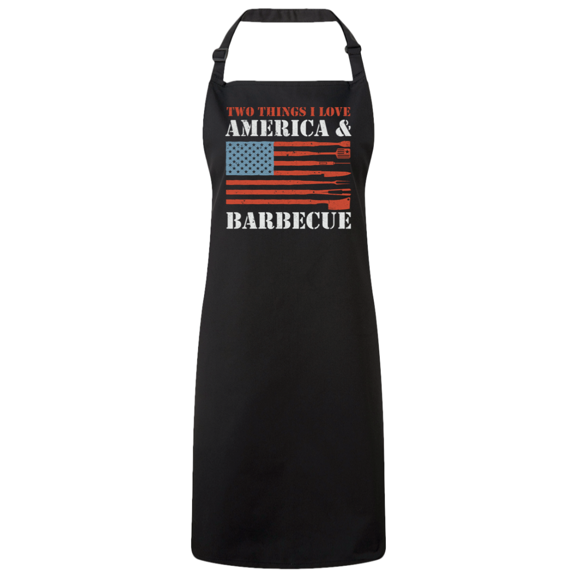 America and Barbecue Unisex Butcher's Apron