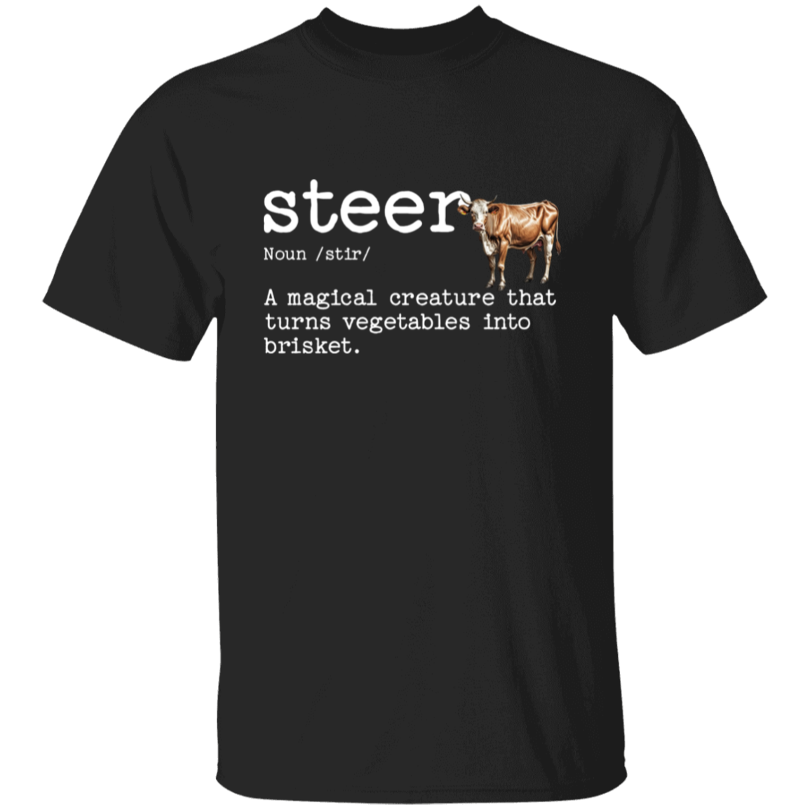 Steer Brisket Definition T-Shirt