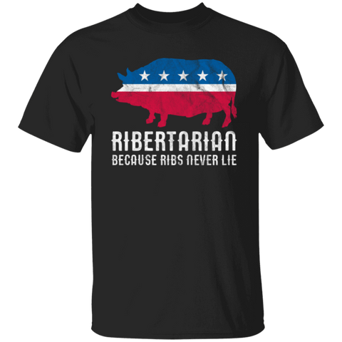 Ribertarian Party Red, White, & BlueT-Shirt