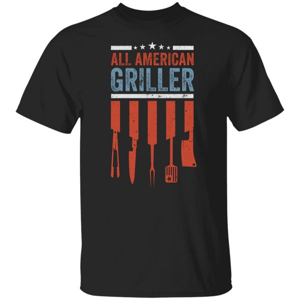 All American Griller Red White & Blue T-Shirt