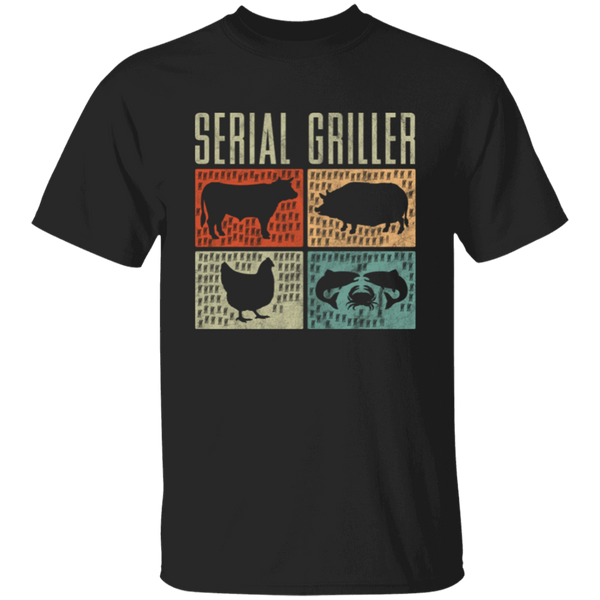 Serial Griller Color Panel T-Shirt