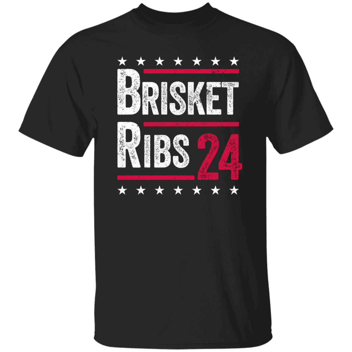 Brisket and Ribs Funny Political T-Shirt