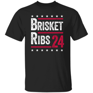 Brisket and Ribs Funny Political T-Shirt