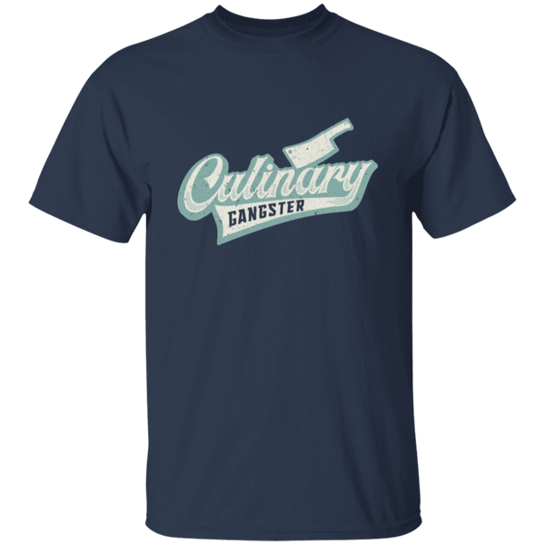 Retro Culinary Gangster Cleaver T-Shirt