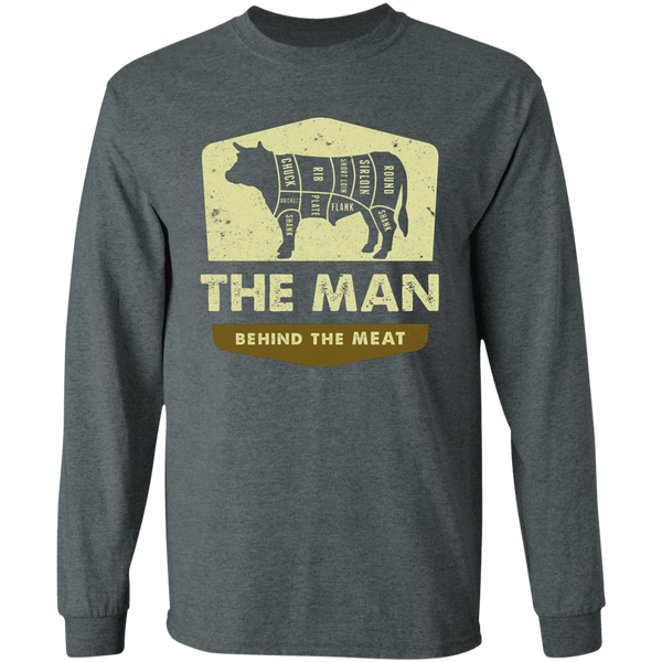 The Man Behind The Meat Long Sleeve T-Shirt
