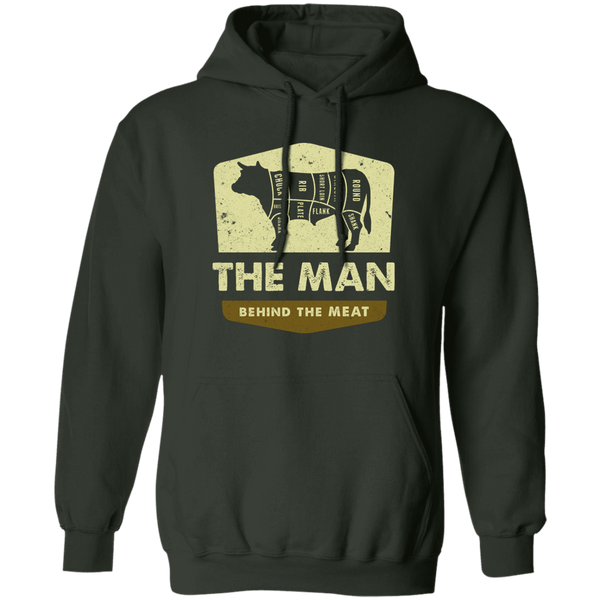 The Man Behind The Meat Pullover Hoodie