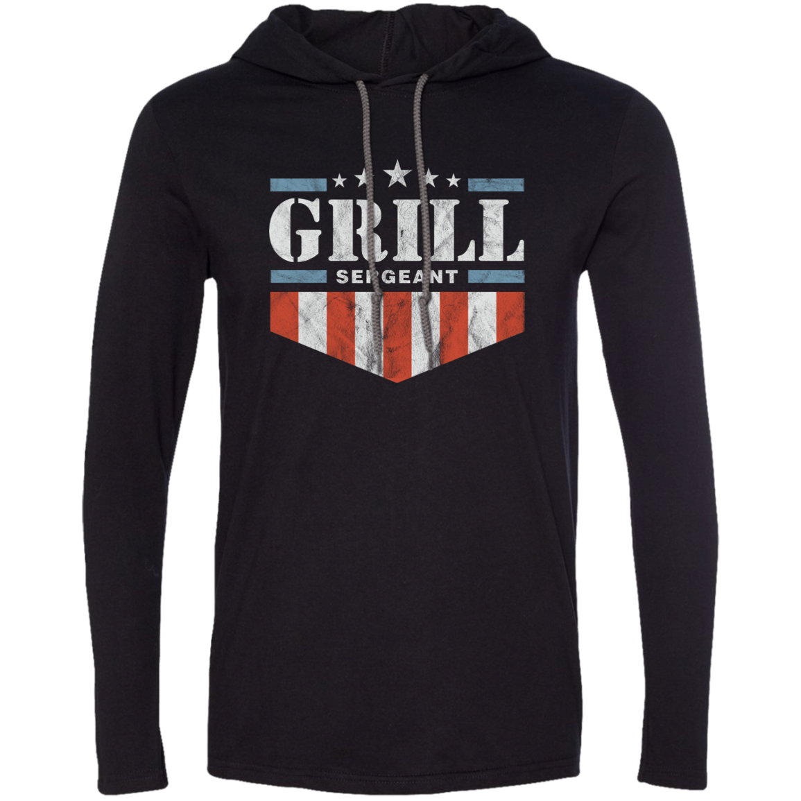 Grill Sergeant - Red White and Blue T-Shirt Hoodie