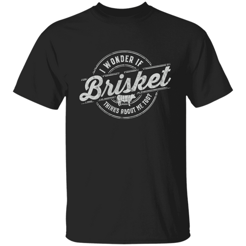 I Wonder If Brisket Thinks Of Me Short-Sleeve T-Shirt