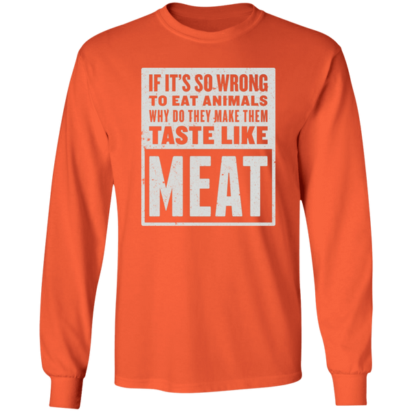 Funny Grilling Meat Eater Long Sleeve T-Shirt