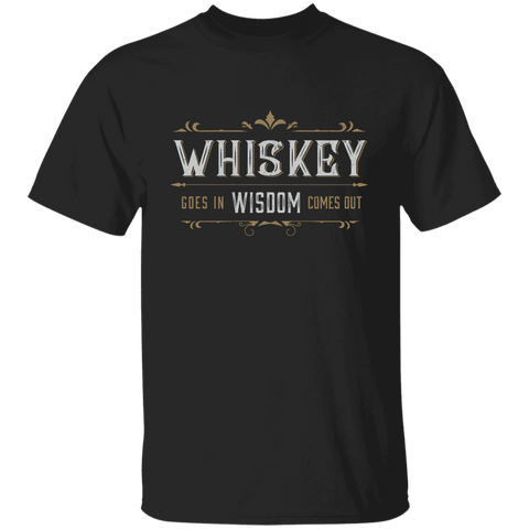 Whiskey/Wisdom Grilling BBQ Short-Sleeve T-Shirt