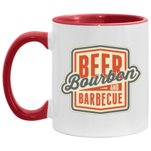 Beer Bourbon and Barbecue 11 oz. Mug