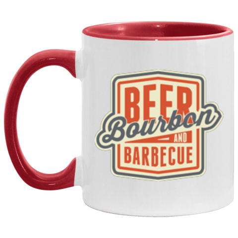 Beer Bourbon and Barbecue 11 oz. Mug
