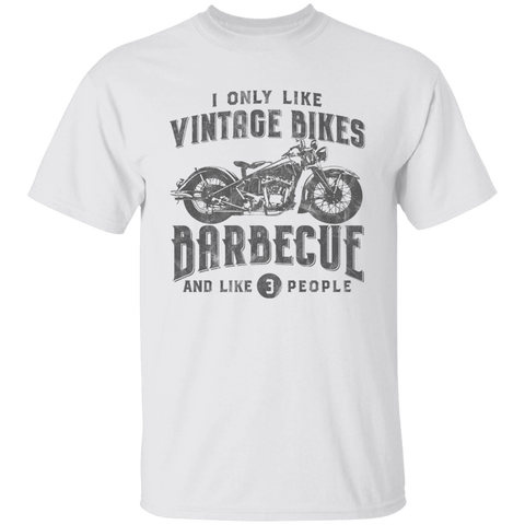 Vintage Bikes & Barbecue Short-Sleeve T-Shirt