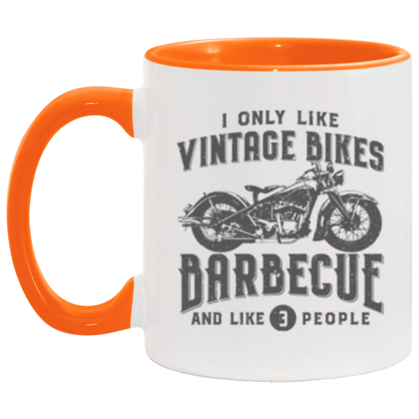 Vintage Bikes and Barbecue 11 oz. Mug