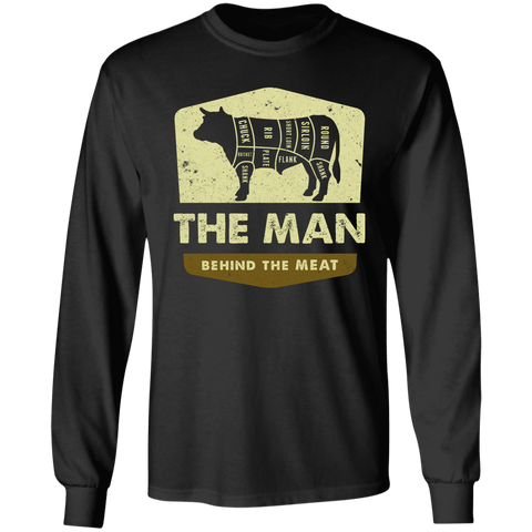 The Man Behind The Meat Long Sleeve T-Shirt