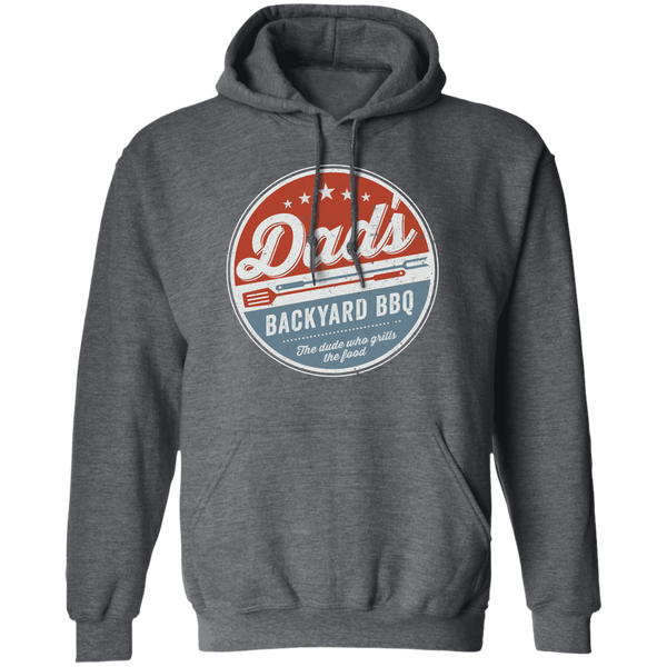 Dad's Backyard BBQ Red White & Blue Pullover Hoodie