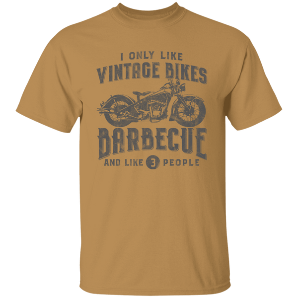Vintage Bikes & Barbecue Short-Sleeve T-Shirt