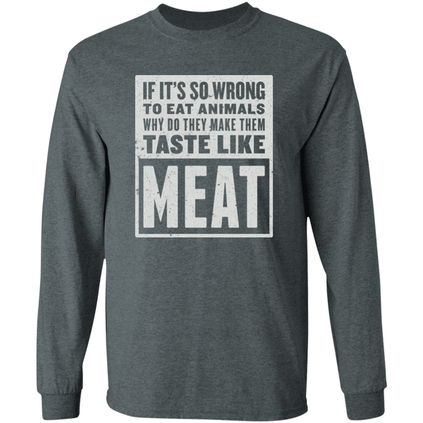 Funny Grilling Meat Eater Long Sleeve T-Shirt