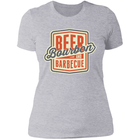Beer Bourbon and BBQ Boyfriend T-Shirt