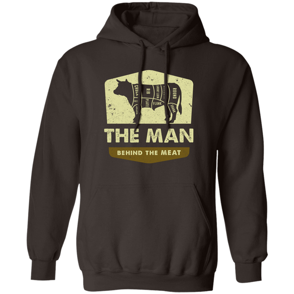 The Man Behind The Meat Pullover Hoodie