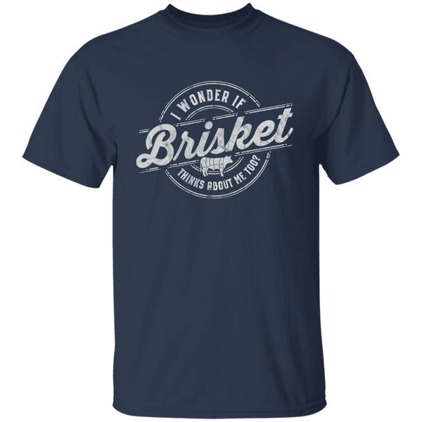 I Wonder If Brisket Thinks Of Me Short-Sleeve T-Shirt
